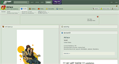 Desktop Screenshot of mirlace.deviantart.com