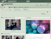 Tablet Screenshot of guardianofcloud.deviantart.com