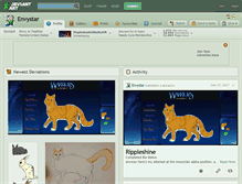 Tablet Screenshot of envystar.deviantart.com