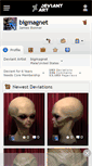 Mobile Screenshot of bigmagnet.deviantart.com