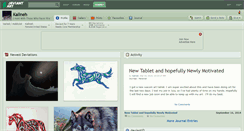 Desktop Screenshot of kalineh.deviantart.com