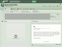 Tablet Screenshot of marshy-of-the-blobs.deviantart.com