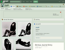 Tablet Screenshot of muslii.deviantart.com