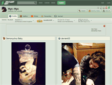 Tablet Screenshot of nyx--nyx.deviantart.com