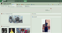 Desktop Screenshot of flames-of-monki.deviantart.com