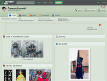 Tablet Screenshot of flames-of-monki.deviantart.com