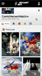 Mobile Screenshot of comicheroeswatch.deviantart.com