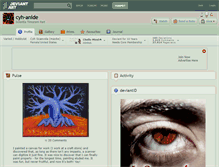 Tablet Screenshot of cyh-anide.deviantart.com