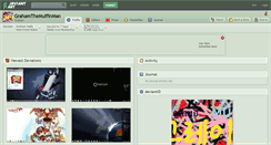 Desktop Screenshot of grahamthemuffinman.deviantart.com