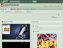 Tablet Screenshot of grahamthemuffinman.deviantart.com