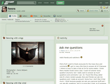 Tablet Screenshot of feeora.deviantart.com