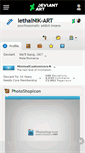 Mobile Screenshot of lethalnik-art.deviantart.com