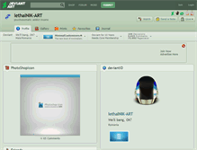Tablet Screenshot of lethalnik-art.deviantart.com