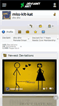 Mobile Screenshot of miss-kit-kat.deviantart.com