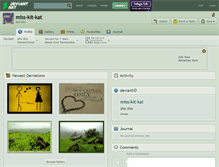 Tablet Screenshot of miss-kit-kat.deviantart.com