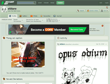 Tablet Screenshot of eltitere.deviantart.com