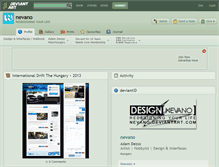 Tablet Screenshot of nevano.deviantart.com