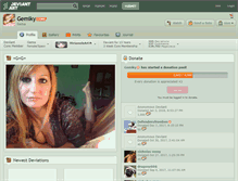 Tablet Screenshot of gemiky.deviantart.com