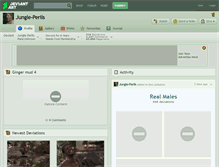 Tablet Screenshot of jungle-perils.deviantart.com