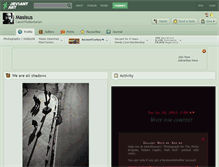 Tablet Screenshot of masisus.deviantart.com