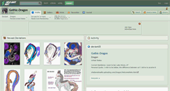 Desktop Screenshot of gothic-dragon.deviantart.com