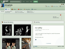 Tablet Screenshot of citrusphoto.deviantart.com