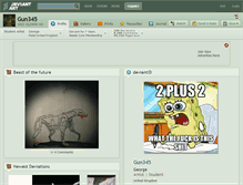 Tablet Screenshot of gun345.deviantart.com
