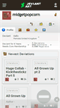 Mobile Screenshot of midgetpopcorn.deviantart.com