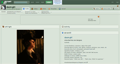 Desktop Screenshot of doom-girl.deviantart.com