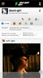 Mobile Screenshot of doom-girl.deviantart.com