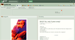 Desktop Screenshot of mediafreak.deviantart.com