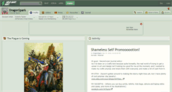 Desktop Screenshot of dragonspark.deviantart.com