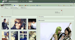 Desktop Screenshot of cosplaycami.deviantart.com