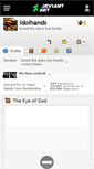 Mobile Screenshot of idolhands.deviantart.com