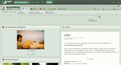 Desktop Screenshot of anysomething.deviantart.com