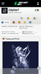 Mobile Screenshot of c0y0te7.deviantart.com