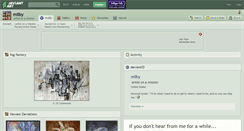 Desktop Screenshot of milby.deviantart.com