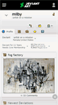 Mobile Screenshot of milby.deviantart.com