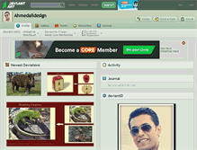Tablet Screenshot of ahmedalidesign.deviantart.com