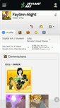 Mobile Screenshot of faylinn-night.deviantart.com