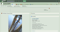 Desktop Screenshot of ley-lee-meister.deviantart.com