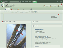 Tablet Screenshot of ley-lee-meister.deviantart.com