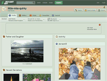 Tablet Screenshot of little-miss-quirky.deviantart.com