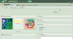 Desktop Screenshot of pingobingo.deviantart.com