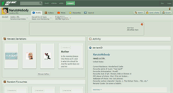 Desktop Screenshot of narutonobody.deviantart.com