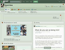 Tablet Screenshot of naomi-daos.deviantart.com