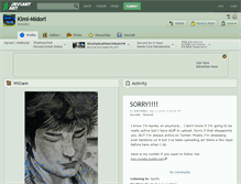Tablet Screenshot of kimi-midori.deviantart.com