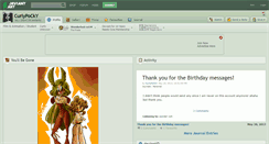 Desktop Screenshot of curlypocky.deviantart.com