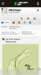 Mobile Screenshot of mikesteps.deviantart.com
