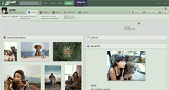 Desktop Screenshot of lyrist.deviantart.com